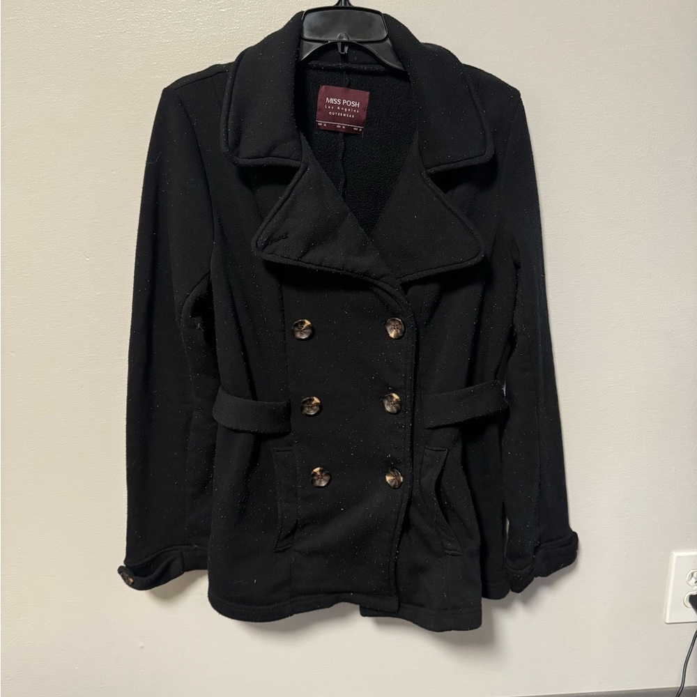 Black Women's Peacoat